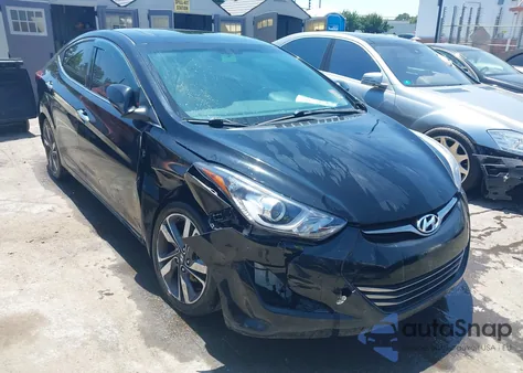 2014 Hyundai Elantra Limited из США, поврежденный, VIN KMHDH4AE0EU067804